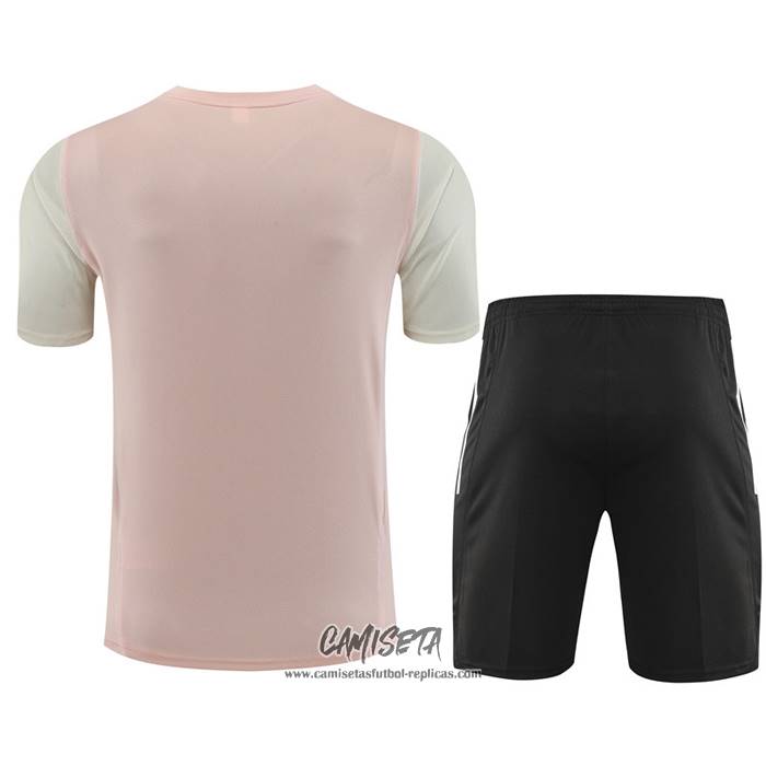 Chandal del Lyon 2023-2024 Manga Corta Rosa - Pantalon Corto